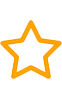 Orange Star Outline
